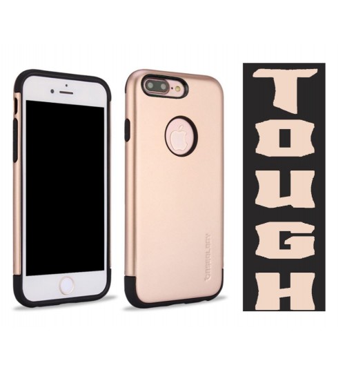 iPhone 7 Plus dual tone dual layer heavy duty slim case tough anti shock
