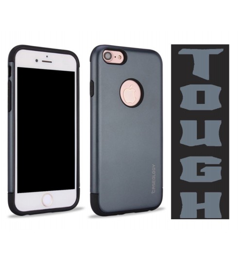 iPhone 7  dual tone dual layer heavy duty slim case tough anti shock