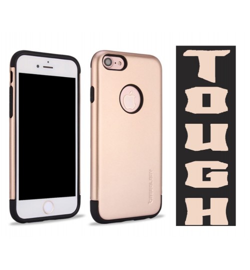 iPhone 7  dual tone dual layer heavy duty slim case tough anti shock