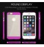 iphone 5/5s/5se  hybird bumper with clear back case