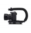 Video DV Stabilizer UShape Bracket Handheld Video Handheld Grip For DSLR