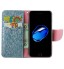 iPhone 7 case wallet leather card holder cover case printed leather