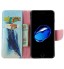 iPhone 7 Plus case wallet leather card holder cover case printed leather