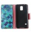 Samsung Galaxy S5 case wallet leather case printed