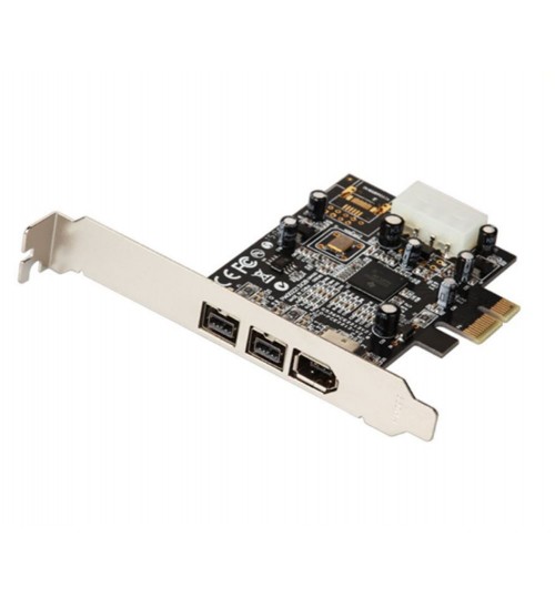 PCIE Combo 2x 1394b + 1x 1394a Firewire Ports PCI-Express Controller Card