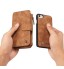 iPhone 7 double wallet leather case detachable