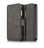 iPhone 7 double wallet leather case detachable