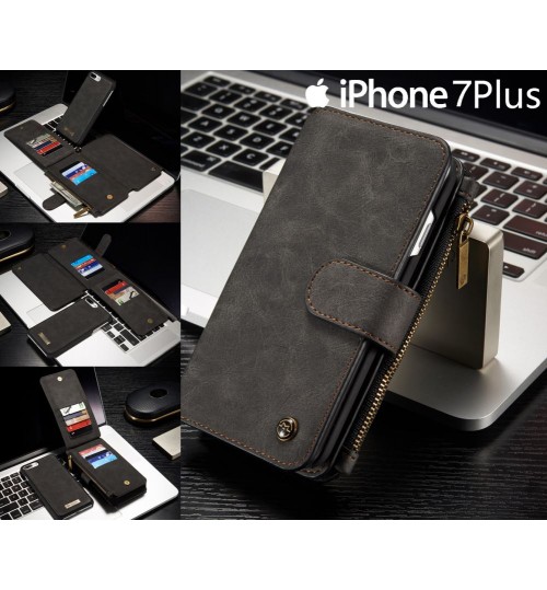 iPhone 7 Plus wallet leather case detachable