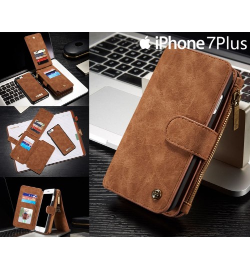 iPhone 7 Plus wallet leather case detachable