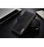 Iphone 7 Plus Contrast Denim Folio Wallet Case Magnetic Closure - Black
