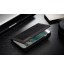 Iphone 7 plus contrast denim folio wallet case magnetic closure