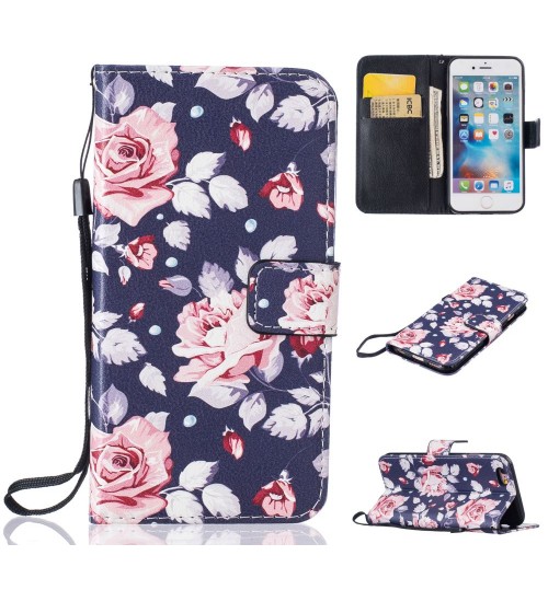 iPhone 6 Plus case wallet leather case printed