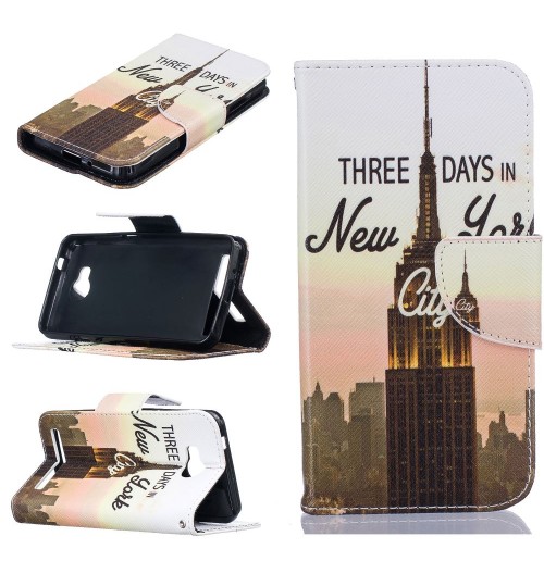 HUAWEI Y3 II case wallet leather case printed