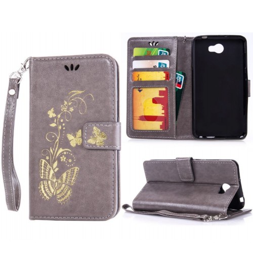 Huawei Y6 Elite case Huawei Y5 II case ID wallet leather case printed