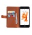 Iphone 7 double wallet  Leather Zip case detachable