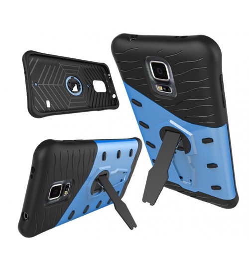 Galaxy S5 Case Heavy Duty Hybrid Kickstand Case