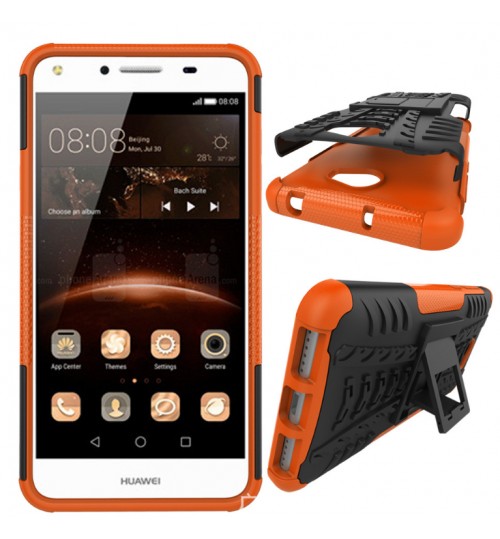 HUAWEI Y5 II Case HUAWEI Y6 ELITE CASE Heavy Duty Kickstand case