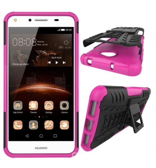 HUAWEI Y5 II Case HUAWEI Y6 ELITE CASE Heavy Duty Kickstand case