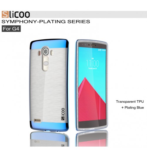 LG G4 hybird bumper with clear back case