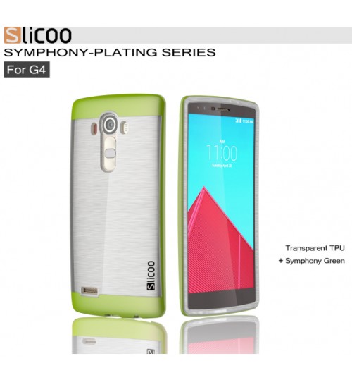 LG G4 hybird bumper with clear back case