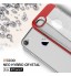 iphone 7 hybird bumper with clear back case