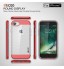 iphone 7 hybird bumper with clear back case