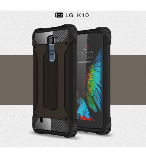 LG K10 Case Armor Rugged Heavy Duty Holster Case