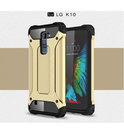 LG K10 Case Armor Rugged Heavy Duty Holster Case