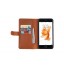Iphone 7 plus double wallet  Leather Zip case detachable
