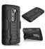 LG K10 Rugged Hybrid armor Case+Belt Clip Holster