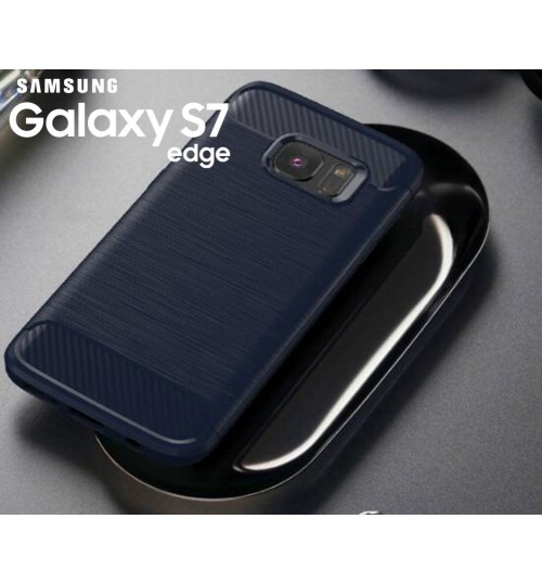 GALAXY S7 edge case impact proof rugged case with carbon fiber