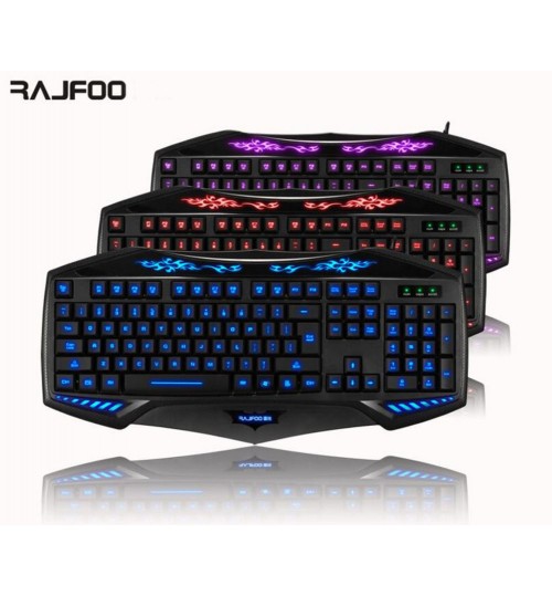 Gaming Keyboard with 3 Colour Backlight