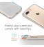 iPhone 7 plus case plating bumper with clear tpu back case Two-piece bumper case