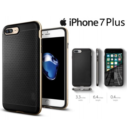 iPhone 7 Plus case Carbon Fibre with Bumper Case