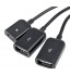 3 in 1 Micro USB OTG Hub Adapter Cable 3 Port