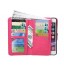 Iphone 7 double wallet leather case detachable