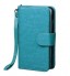 Iphone 7 double wallet leather case detachable