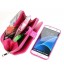 Galaxy s7 edge bling leather wallet case detachable zip