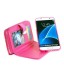 Galaxy s7 edge bling leather wallet case detachable zip