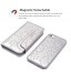 iphone 5 5s SE bling leather wallet case detachable