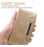 iphone 6 6s plus bling leather wallet case detachable