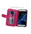 Galaxy S7 detachable full wallet leather case