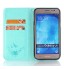 Galaxy J5 Premium Leather Embossing wallet Folio case