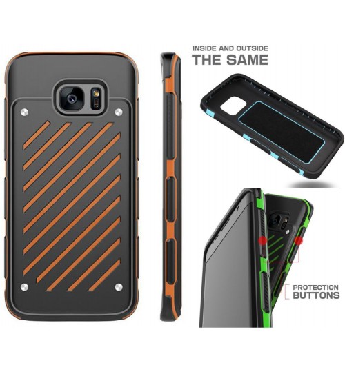 Galaxy S7 Case Armor Rugged Heavy Duty Holster Case