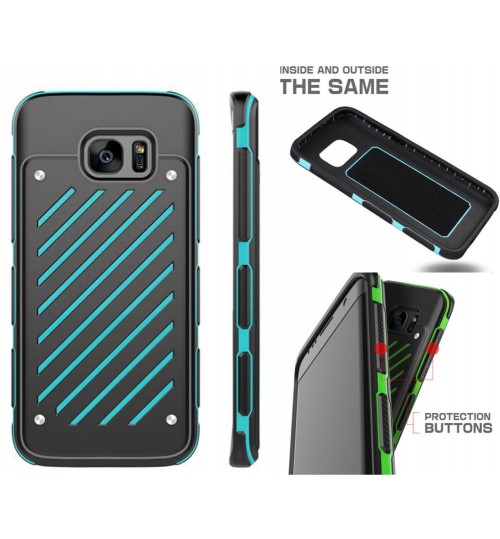 Galaxy S7 Case Armor Rugged Heavy Duty Holster Case