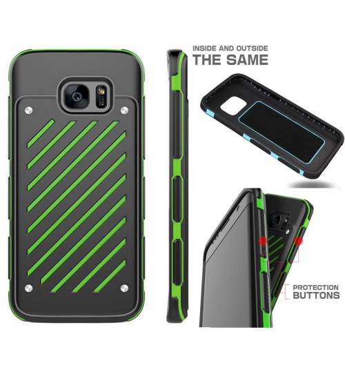 Galaxy S7 Case Armor Rugged Heavy Duty Holster Case