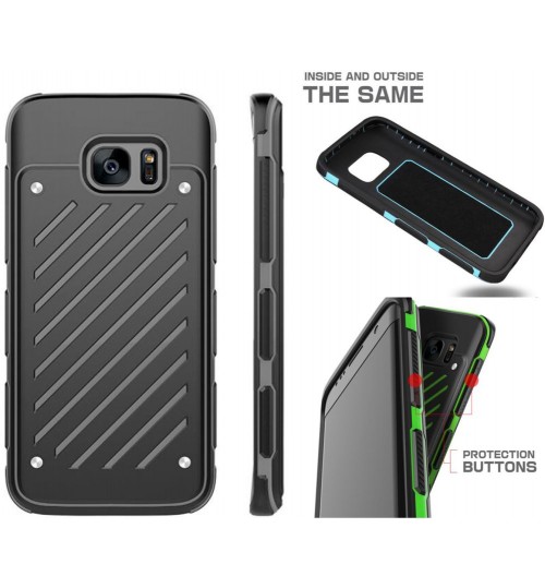 Galaxy S7 Case Armor Rugged Heavy Duty Holster Case