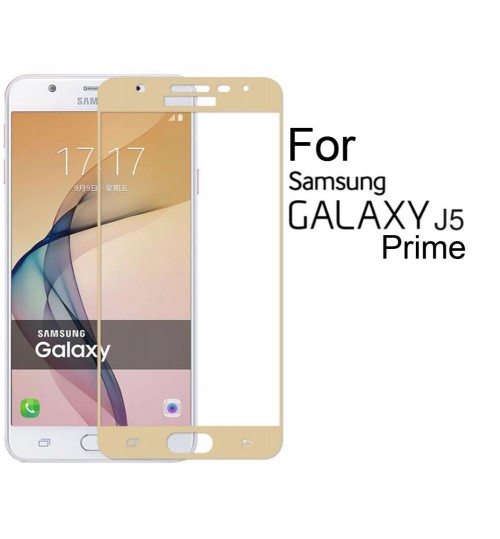 Galaxy J5 Prime fully covered Curved Tempered Glass sreen protector