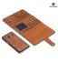 Sumsung Galaxy S7 edge case double wallet 12 cards leather detachable case