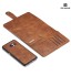 Sumsung Galaxy S7 edge case double wallet 12 cards leather detachable case